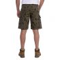 Carhartt 10354 Rigby Rugged Cargo Short | Tarmac/Duck Camo | Model achteraanzicht