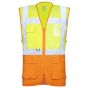 Ardon H5928 Signal Hi-Viz Hesje Met Rits | Geel/Oranje | vooraanzicht