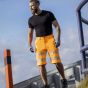 Ardon H5966 Signal+ Hi-Viz Korte Werkbroek | Oranje/Zwart | op model