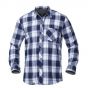 Ardon Optflannels Shit | Blauw | vooraanzicht