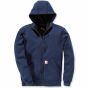 Carhartt 101759 Relaxed Fit Midweight Wind Fighter™ Full-Zip Hooded Sweatshirt | Navy | vooraanzicht