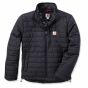 Carhartt 102208 Gilliam Rain Defender™ Relaxed Fit Insulated Jacket | Zwart | vooraanzicht