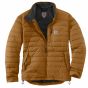 Carhartt 102208 Gilliam Rain Defender™ Relaxed Fit Insulated Jacket | Carhartt Brown | vooraanzicht