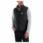 Carhartt Rain Defender™ Relaxed Fit Lightweight Insulated Vest | Heren | Zwart | SKU 102286 | model vooraanzicht