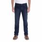 Carhartt Rugged Flex Straight Fit 5-Pocket Jean | Navy (Erie) | SKU 102807.491 | Model vooraanzicht