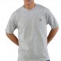 Carhartt 103296 K87 Dearborn Pocket T-shirt | Gemêleerd Grijs | model vooraanzicht
