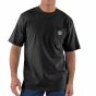 Carhartt 103296 K87 Dearborn Pocket T-shirt | Zwart | model vooraanzicht