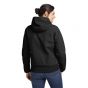 Carhartt 104053 Loose Fit Washed Duck Insulated Active Jac | Zwart | model achteraanzicht