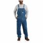 Carhartt 104672 Loose Fit Denim Bib Overall | model vooraanzicht