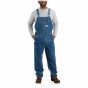 Carhartt 104672 Loose Fit Denim Bib Overall | model vooraanzicht