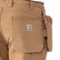 Carhartt 105070 Relaxed Straight Steel Rugged Flex™ Ripstop Double-Front Cargo Pant | Carhartt Brown | detail