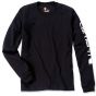 Carhartt EK231 EK231 Relaxed Fit Long Sleeve T-shirt | Zwart | vooraanzicht