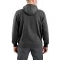 Carhartt K121 Loose Fit Midweight Hooded Sweatshirt | Donkergrijs | model achteraanzicht