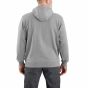 Carhartt K121 Loose Fit Midweight Hooded Sweatshirt | Gemêleerd grijs | model achteraanzicht