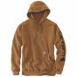 Carhartt K288 Loose Fit Midweight Logo Sleeve Graphic Sweatshirt | Carhartt Brown | vooraanzicht