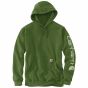 Carhartt K288 Loose Fit Midweight Logo Sleeve Graphic Sweatshirt | Mosgroen | vooraanzicht