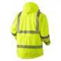 JAK Workwear 11-11136 Hi-Vis Parka | Fluorescerend Geel | achteraanzicht