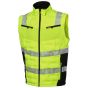 JAK Workwear 11138 Hi-Vis 2-in-1 Jack/Bodywarmer | Geel | vooraanzicht
