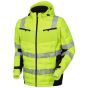 JAK Workwear 11138 Hi-Vis 2-in-1 Jack/Bodywarmer | Geel | vooraanzicht