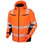 JAK Workwear 11138 Hi-Vis 2-in-1 Jack/Bodywarmer | Oranje | vooraanzicht