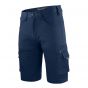 Texstar FS12 Duty Stretch Shorts | Mannen | Navy | Driekwartsaanzicht