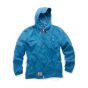 Scruffs Zip Thru Mac | Blauw | vooraanzicht