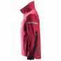 Snickers AllroundWork Soft Shell Jack | SKU 1200 | Rood/Zwart | Linkerzijaanzicht