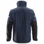 Snickers AllroundWork Soft Shell Jack | SKU 1200 | Navy/Zwart | Achteraanzicht