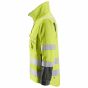 Snickers High-Vis Jack | SKU 1633 | Neongeel/Grijs | Linkerzijaanzicht