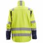 Snickers High-Vis Jack | SKU 1633 | Neongeel/Navy | Achteraanzicht