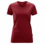 Snickers 2516 Dames T-Shirt | Rood | vooraanzicht