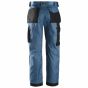 Snickers Dura Twill Werkbroek | SKU 3312 | Blauw/Zwart | Achteraanzicht