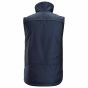 Snickers AllroundWork Winter Bodywarmer | SKU 4548 | Navy/Zwart | Achteraanzicht