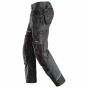 Snickers Canvas Werkbroek met Holsterzakken | SKU 6214 | Donkergrijs/Zwart | Linkerzijaanzicht