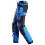 Snickers Stretch Werkbroek met Holsterzakken | SKU 6251 | Blauw/Zwart | Linkerzijaanzicht