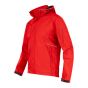 Texstar FJ80 Hooded Softshell 3-L | Mannen | Rood | Driekwartsaanzicht | SKU FJ80156000