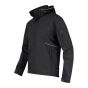 Texstar FJ80 Hooded Softshell 3-L | Mannen | Zwart | Driekwartsaanzicht | SKU FJ80199000