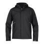 Texstar FJ80 Hooded Softshell 3-L | Mannen | Zwart | Vooraanzicht | SKU FJ80199000