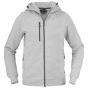 Texstar HC09 Hooded Cardigan | Lichtgrijs | vooraanzicht