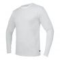 Texstar TS17 Long Sleeve Stretch T-shirt | Wit | schuinaanzicht