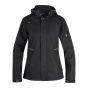 Texstar WJ80 Hooded Softshell | Dames | Zwart | Vooraanzicht | SKU WJ80199000