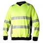 Top Swede 132 Hi-Vis Sweatshirt | Geel | Vooraanzicht