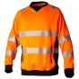 Top Swede 132 Hi-Vis Sweatshirt | Oranje | Vooraanzicht