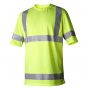 Top Swede 168 Hi-Vis T-shirt | Geel | Vooraanzicht | SKU 168005