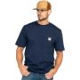 Carhartt 103296 K87 Dearborn Pocket T-shirt | Navy | model vooraanzicht