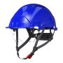 PAB WH1-0 Veiligheidshelm met opklapbaar vizier | Blauw