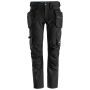 Snickers Werkbroek met afneembare Holsterzakken | SKU 6208 | Zwart | Achteraanzicht