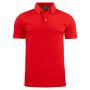 Texstar PS11 Pique Stretch Polo | Rood | vooraanzicht