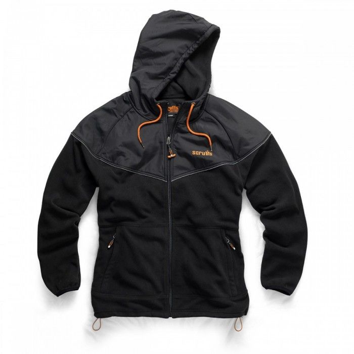 Werkkleding Werkvest Scruffs Active Hooded Zip Thru Fleece