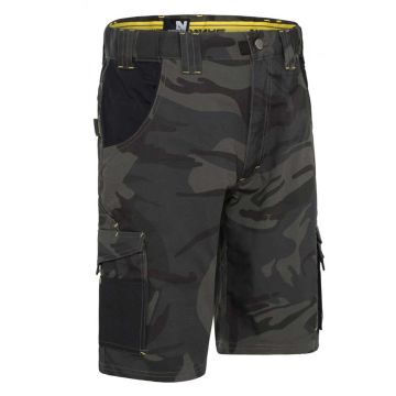 North Ways Hugues Korte Werkbroek | beige | SKU 1205 | Driekwartsaanzicht